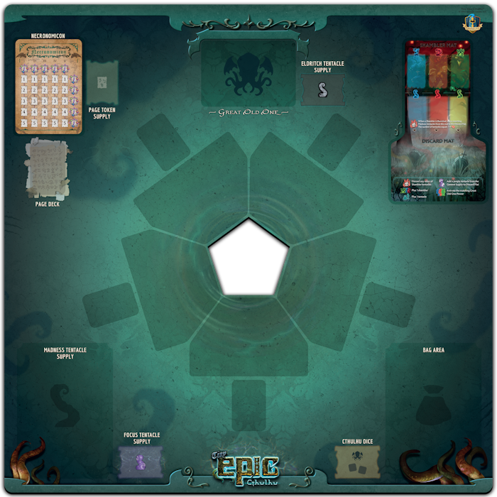 Tiny Epic Cthulhu: Game Mat