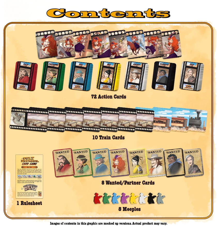 Colt Express Card Game