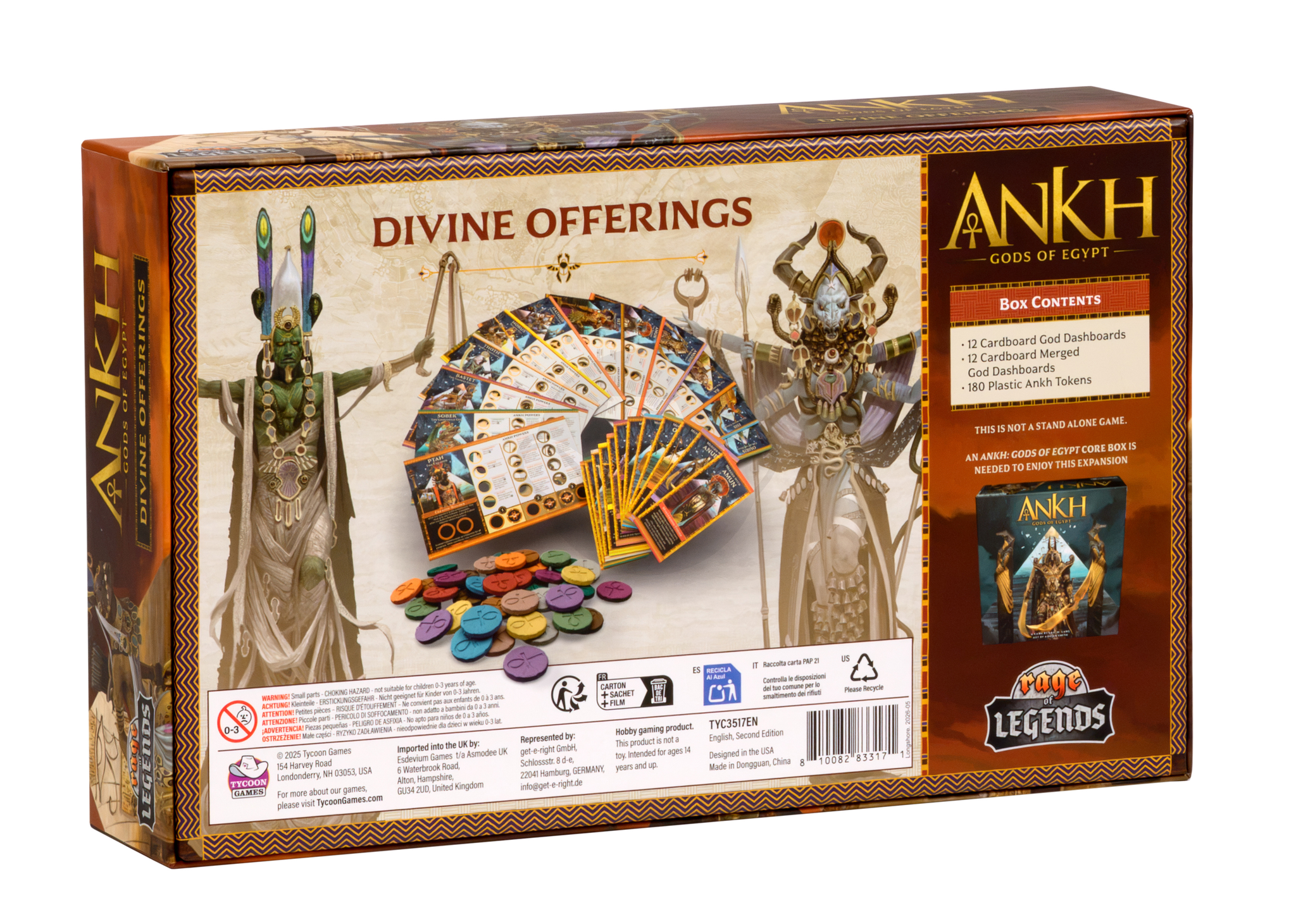 Ankh: Gods of Egypt 2nd Edition - Divine Offerings