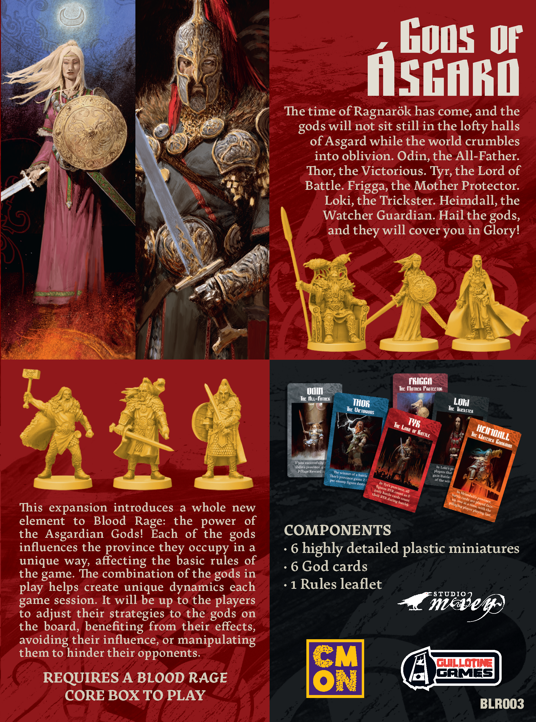 Blood Rage: Gods of Asgard 1st Printing