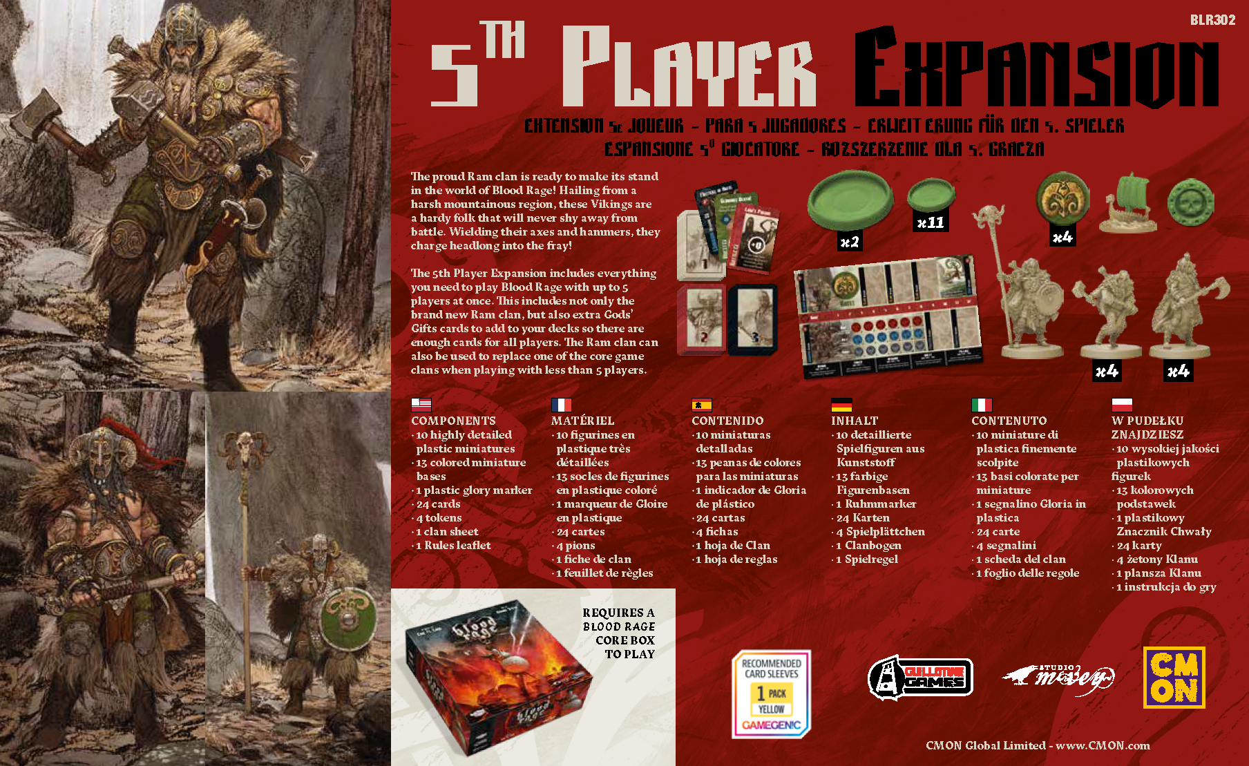 Blood Rage 5th Player Expansion