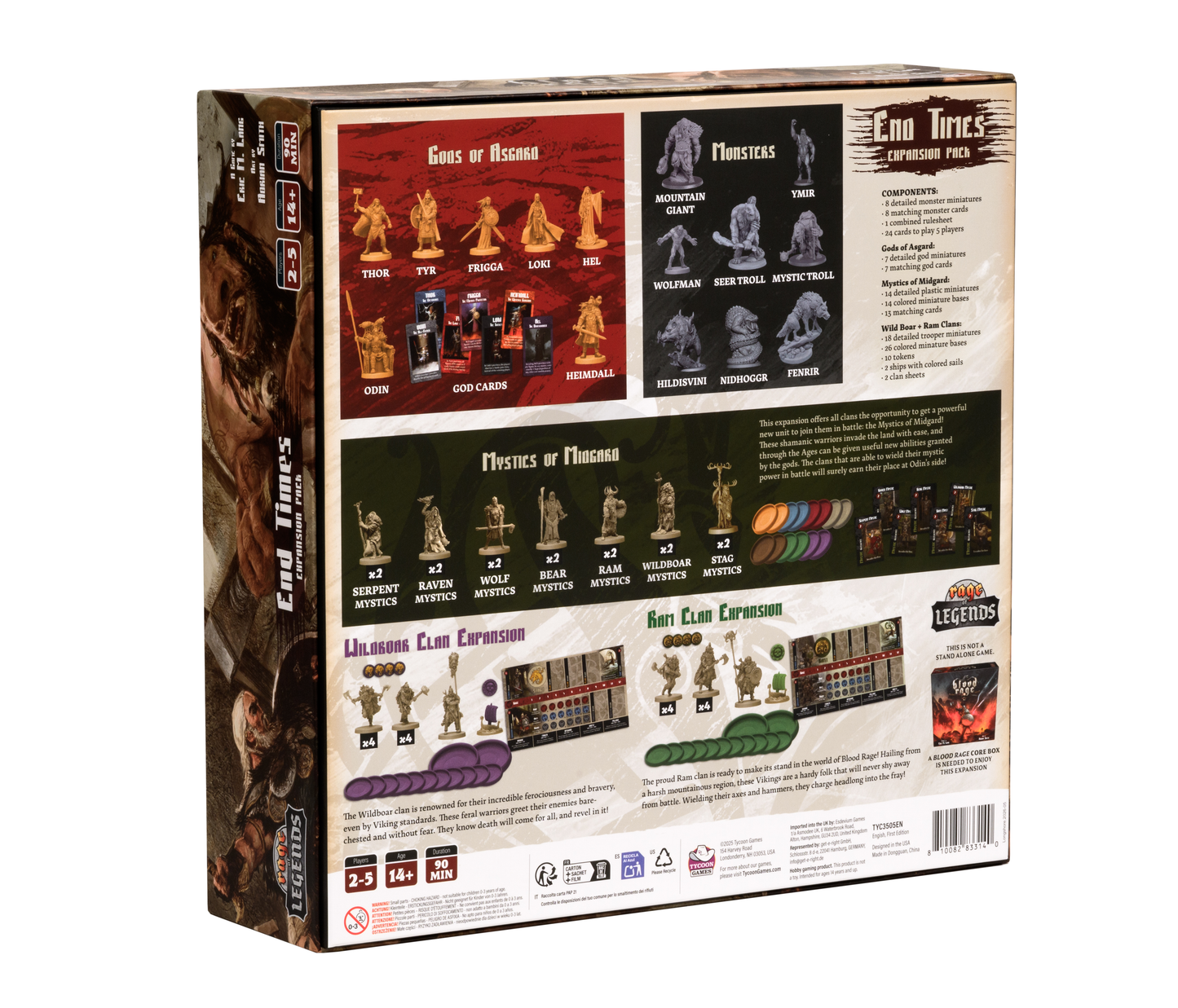 Blood Rage: End Times Expansion Pack