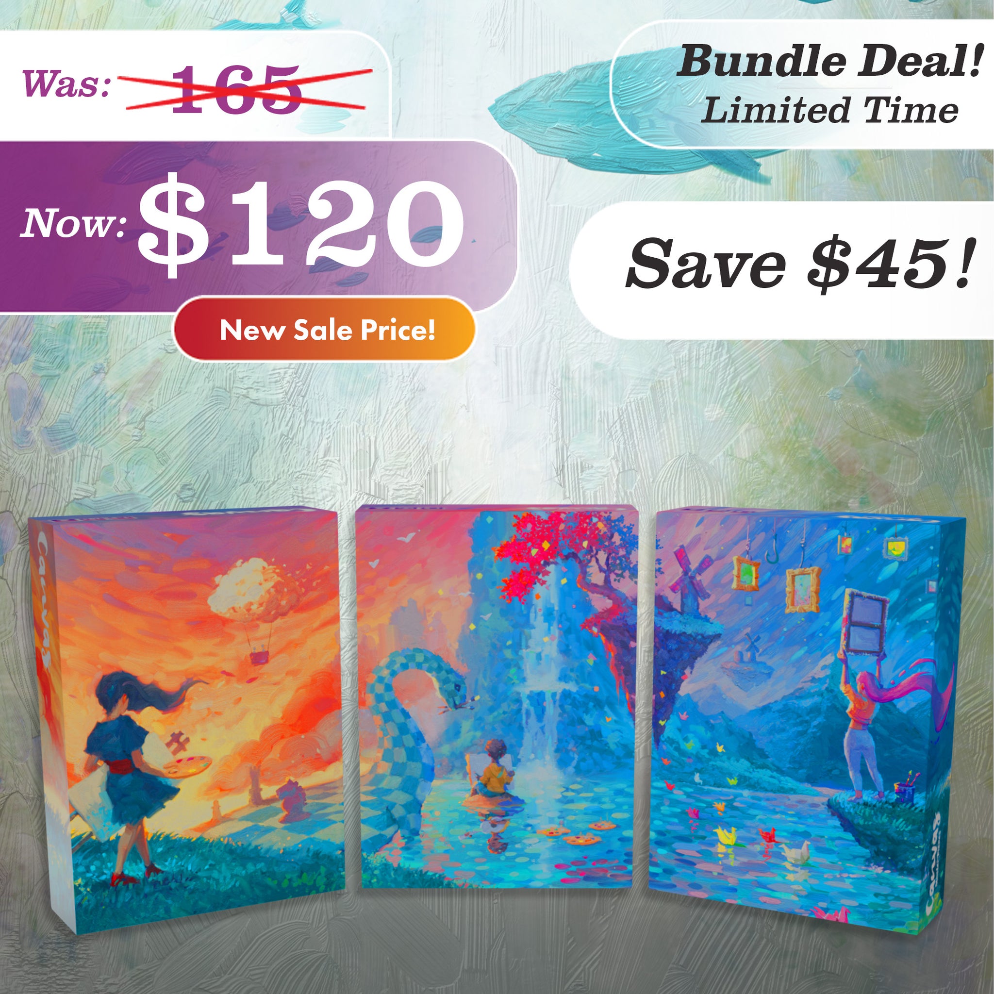 Canvas Deluxe Tryptic Bundle