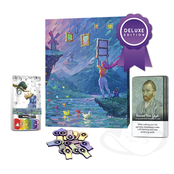 Canvas Deluxe Edition Board Game - Create Paintings With Transparent Art Cards