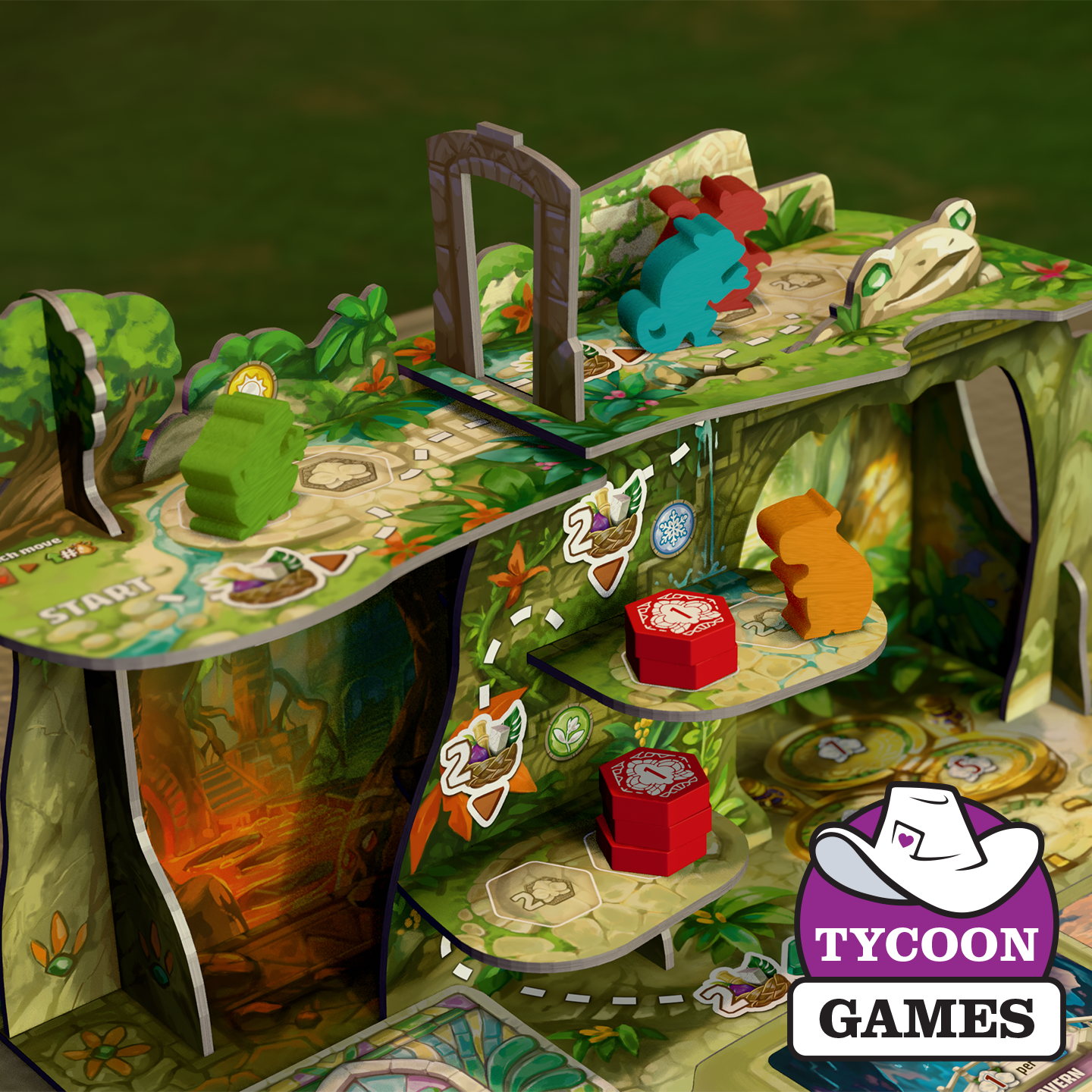 Everdell Emerland Wooden Jungle Ruin