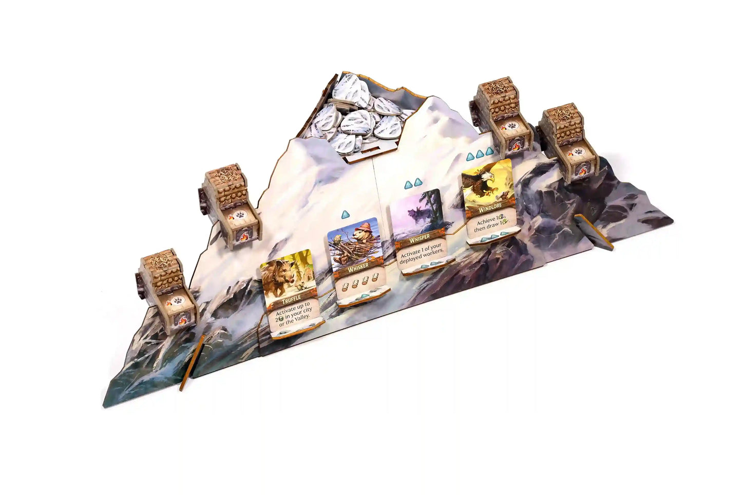 Everdell Silverfrost Wooden Mountain