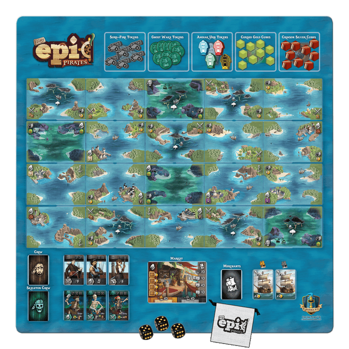 Tiny Epic Pirates: Game Mat