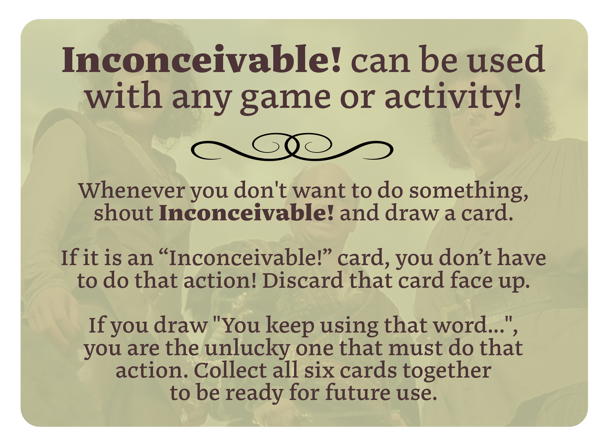 The Princess Bride Inconceivable