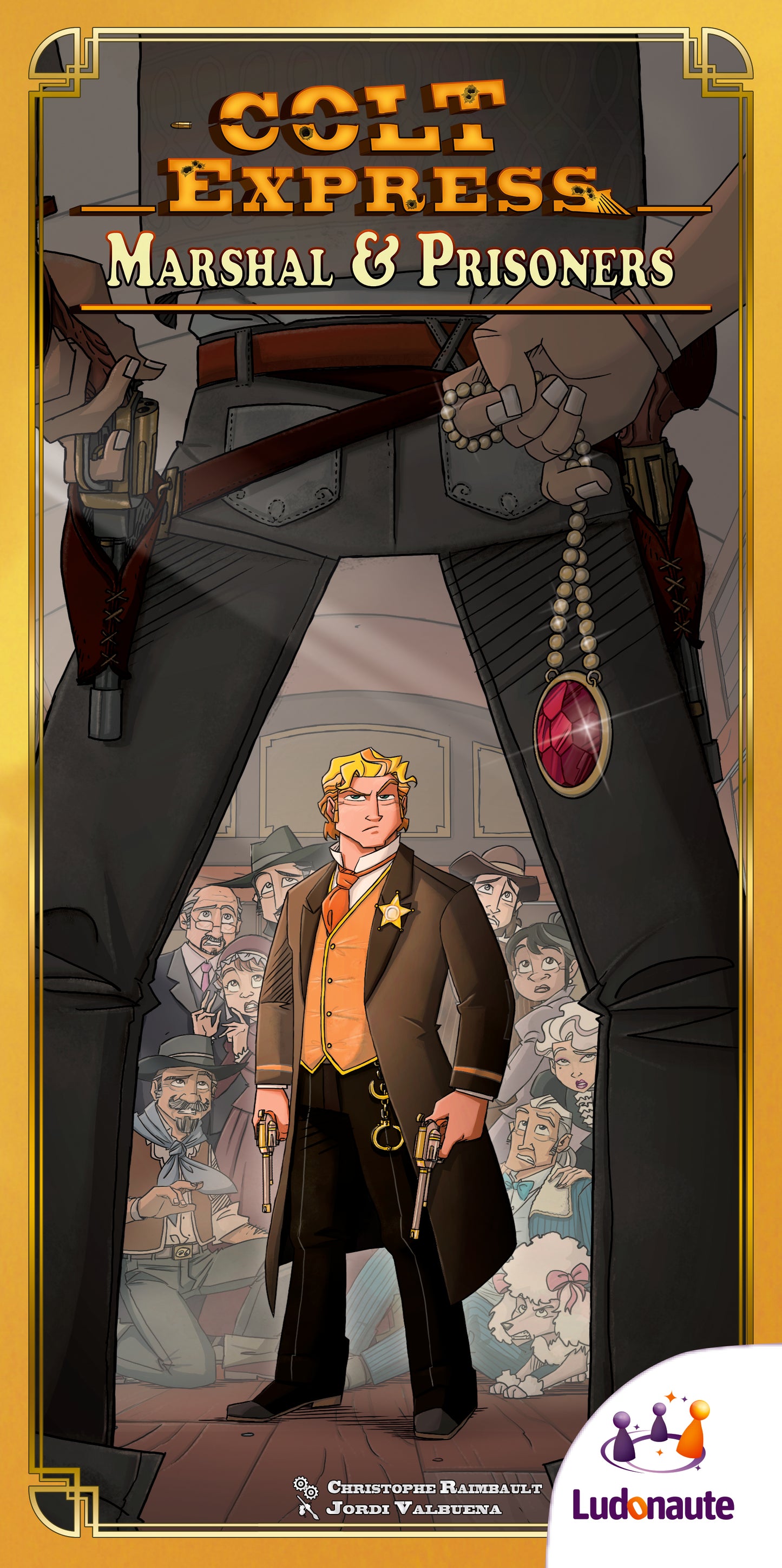 Colt Express Marshal and Prisoners