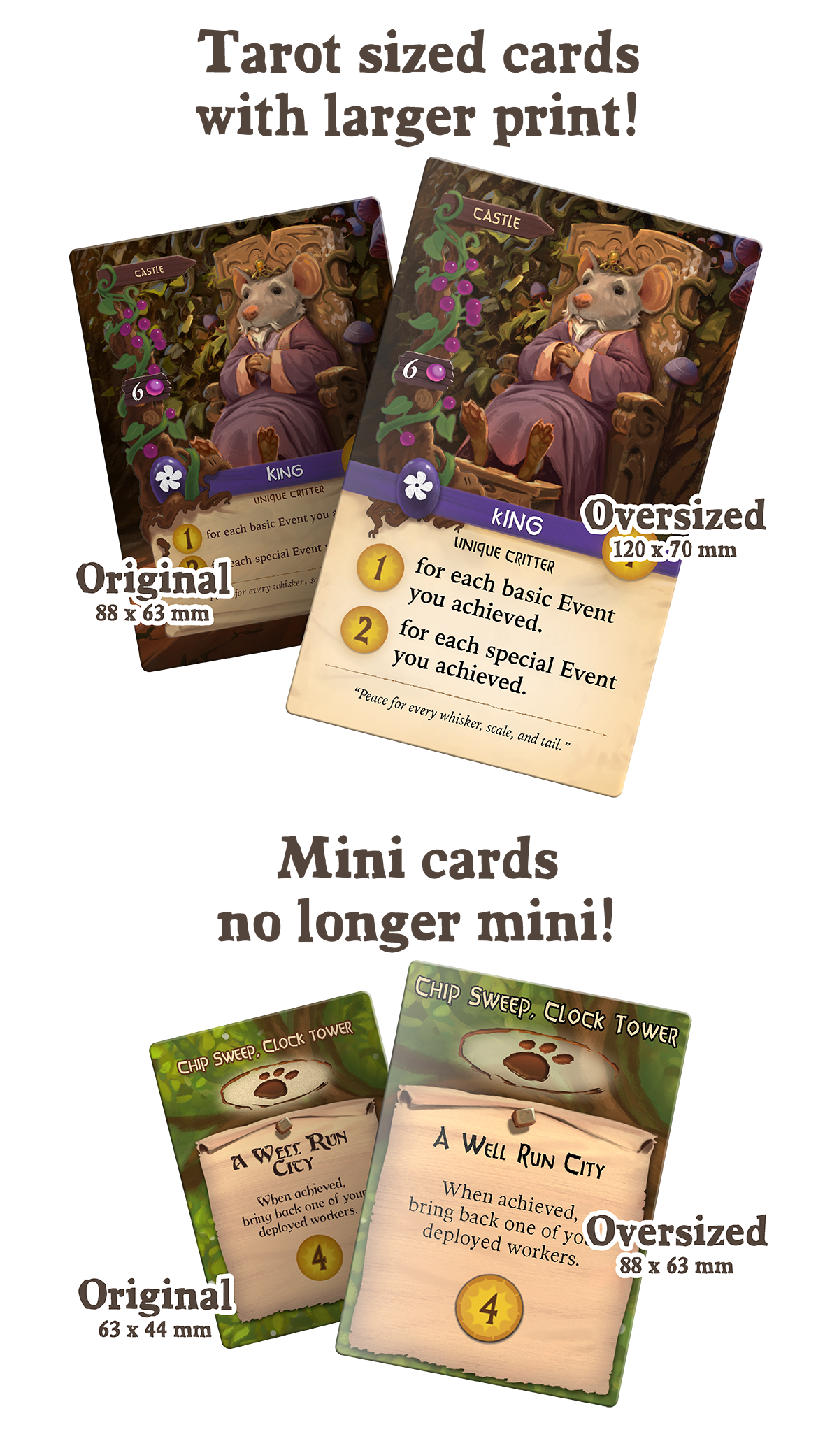 Everdell Core Oversized Cards