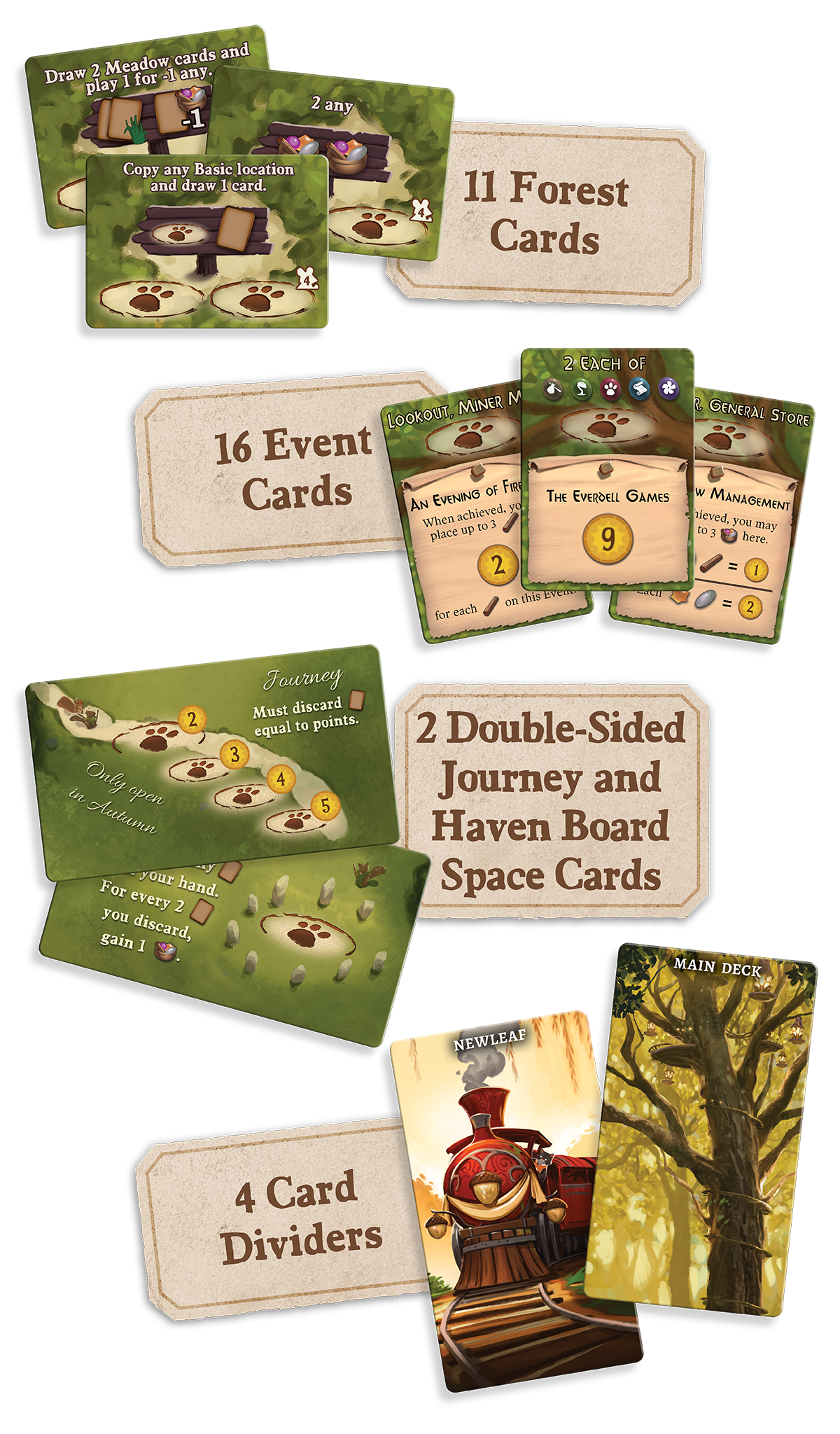 Everdell Core Oversized Cards