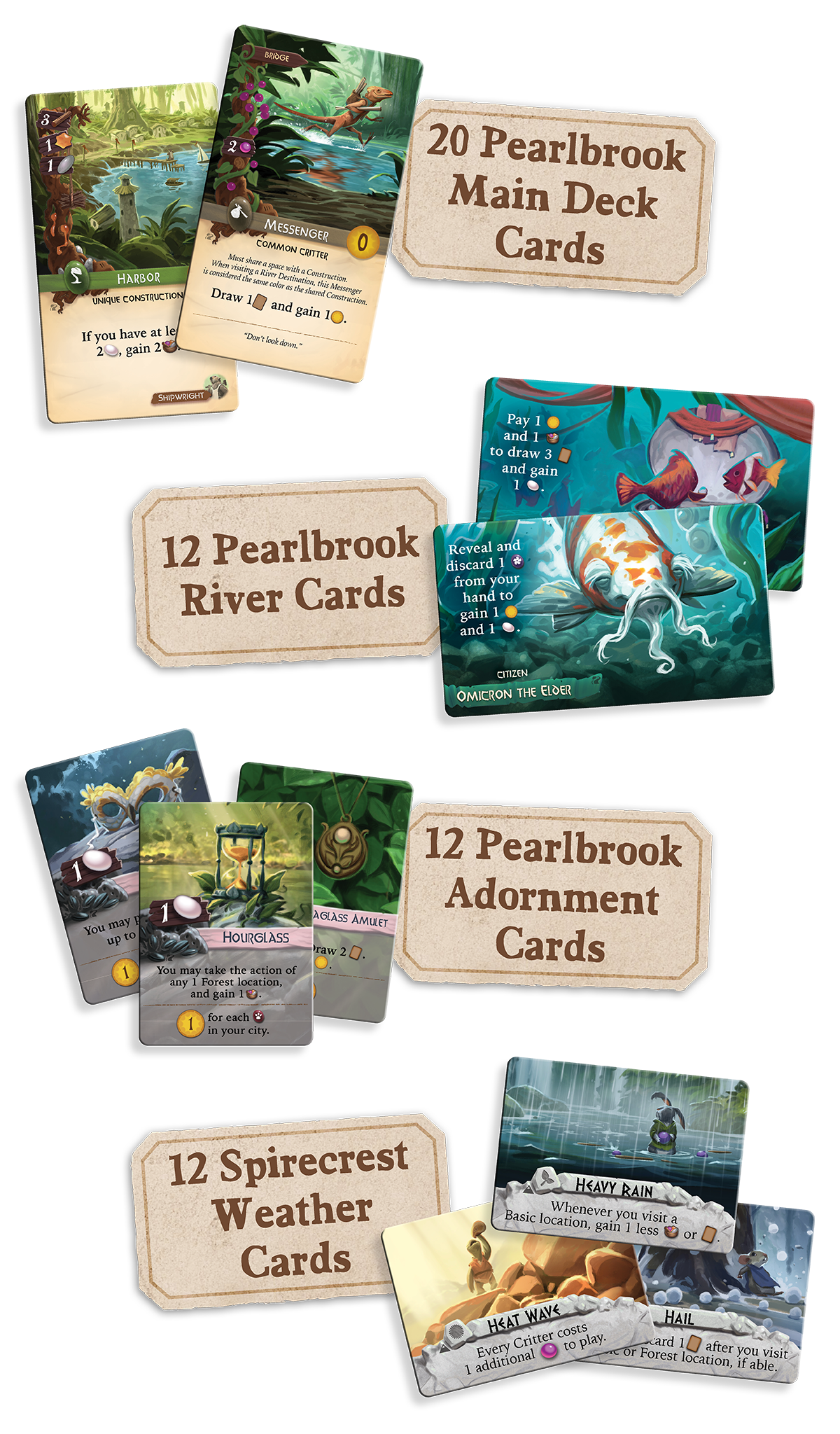 Everdell Expansions Oversized Cards