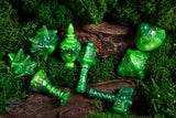 PolyHero Cleric 8 Dice Set - Verdant Viridian