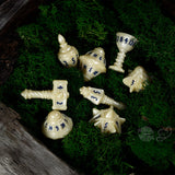 PolyHero Cleric 8 Dice Set - Celestial Ivory
