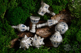 PolyHero Cleric 8 Dice Set - Spirited Steel
