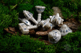 PolyHero Cleric 8 Dice Set - Spirited Steel
