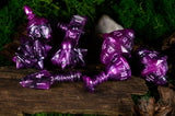 PolyHero Cleric 8 Dice Set - Vile Violet