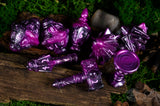 PolyHero Cleric 8 Dice Set - Vile Violet