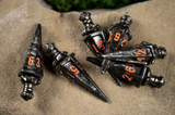PolyHero Warrior 6d6 Swords Steel Grey