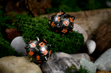 PolyHero Warrior 2d20 Spiked Balls Steel Grey