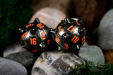 PolyHero Warrior 2d20 Spiked Balls Steel Grey
