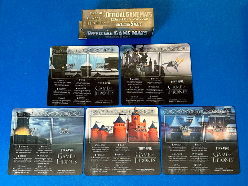 Tiny Epic Game of Thrones™: 5 Pack Player Mats