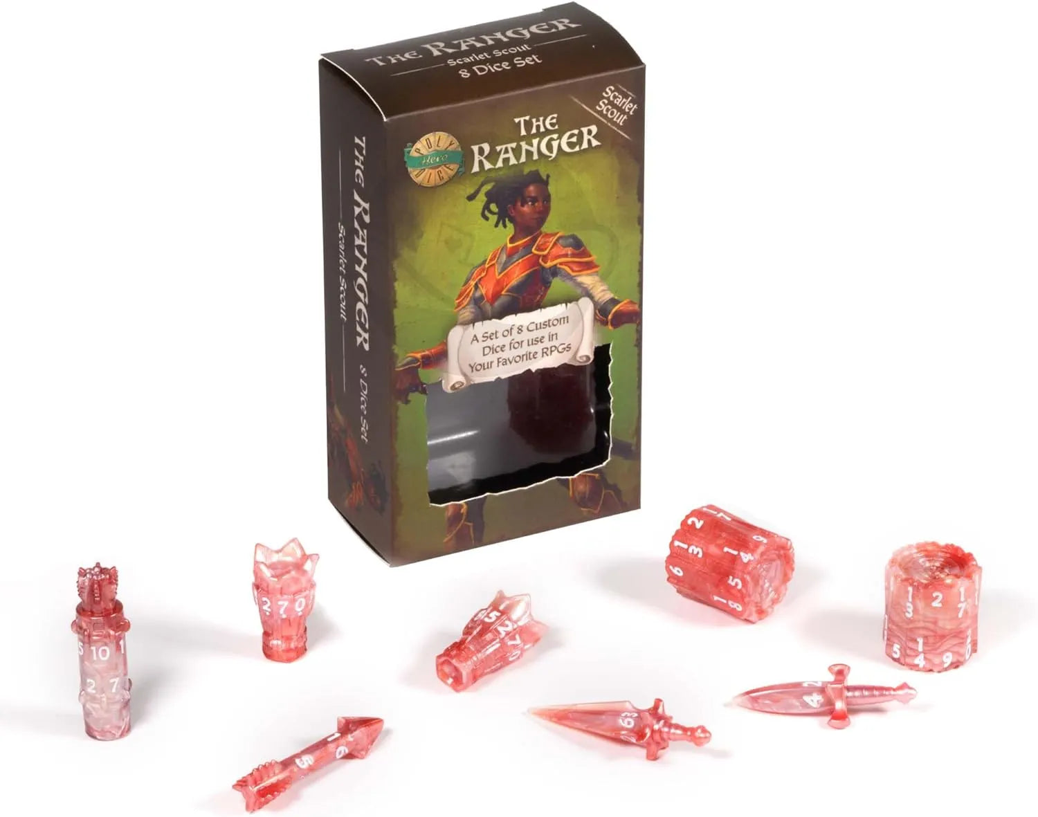 PolyHero Ranger 8 Dice Set