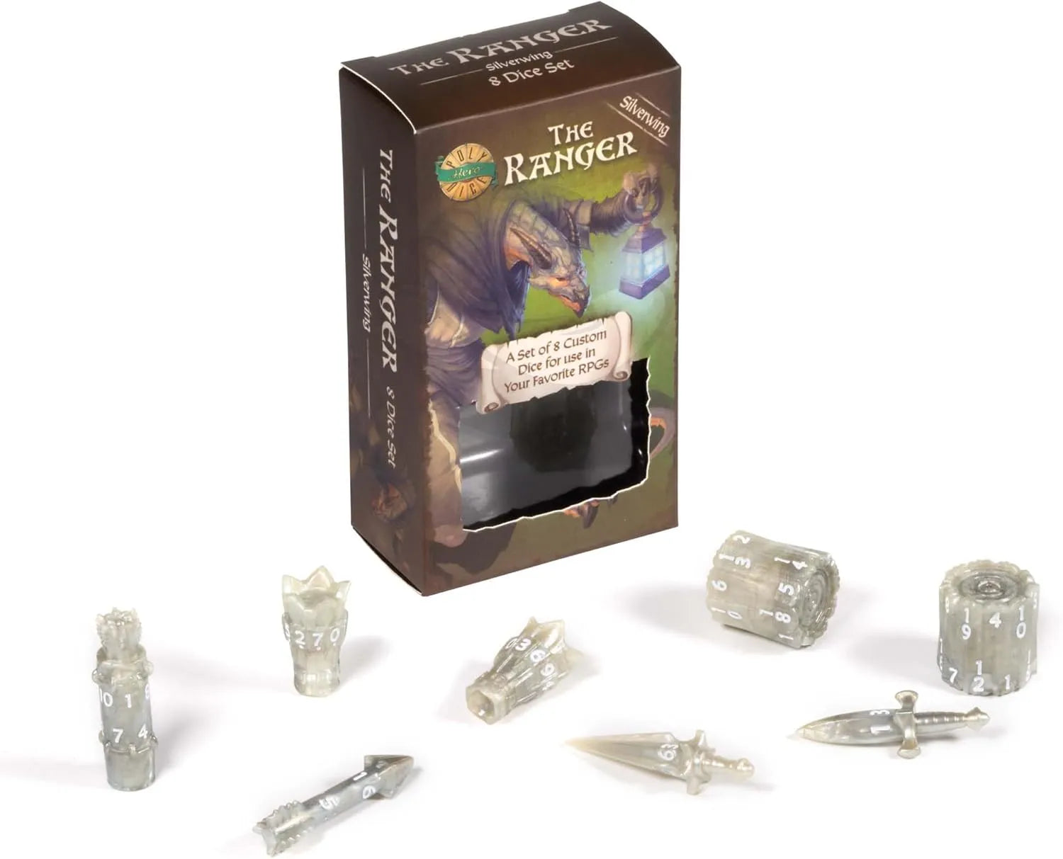 PolyHero Ranger 8 Dice Set