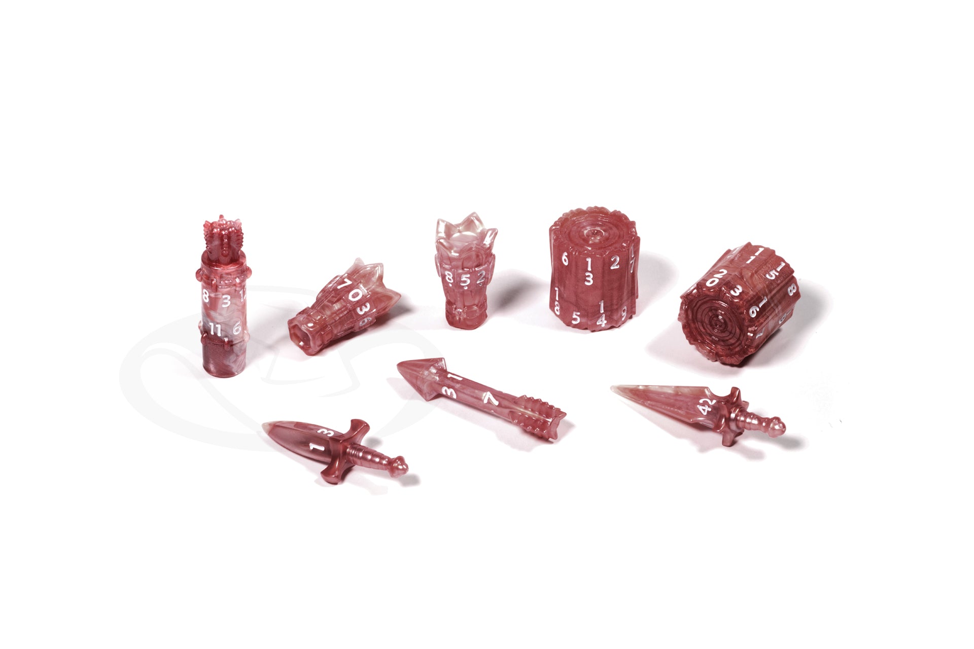 PolyHero Ranger 8 Dice Set - Scarlet Scout