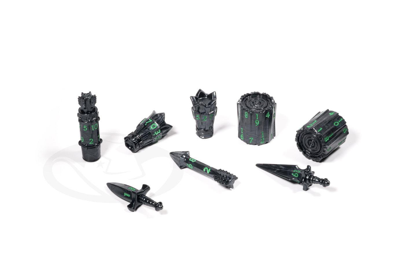 PolyHero Ranger 8 Dice Set - Midnight Veil