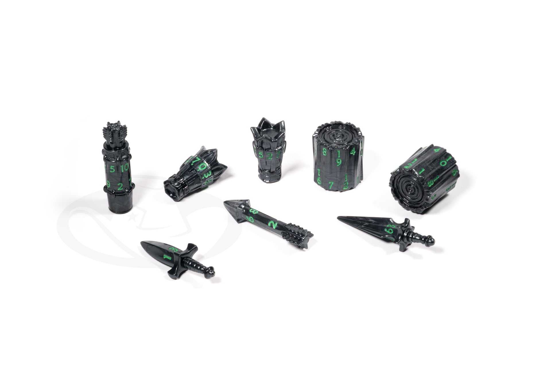 PolyHero Ranger 8 Dice Set - Midnight Veil