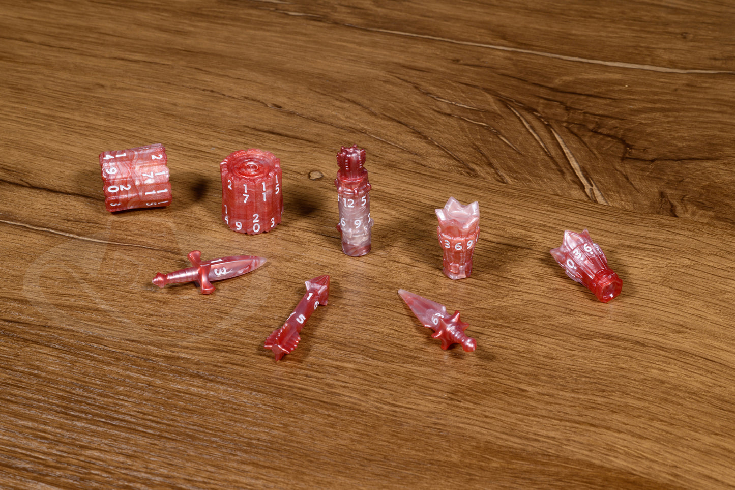 PolyHero Ranger 8 Dice Set - Scarlet Scout