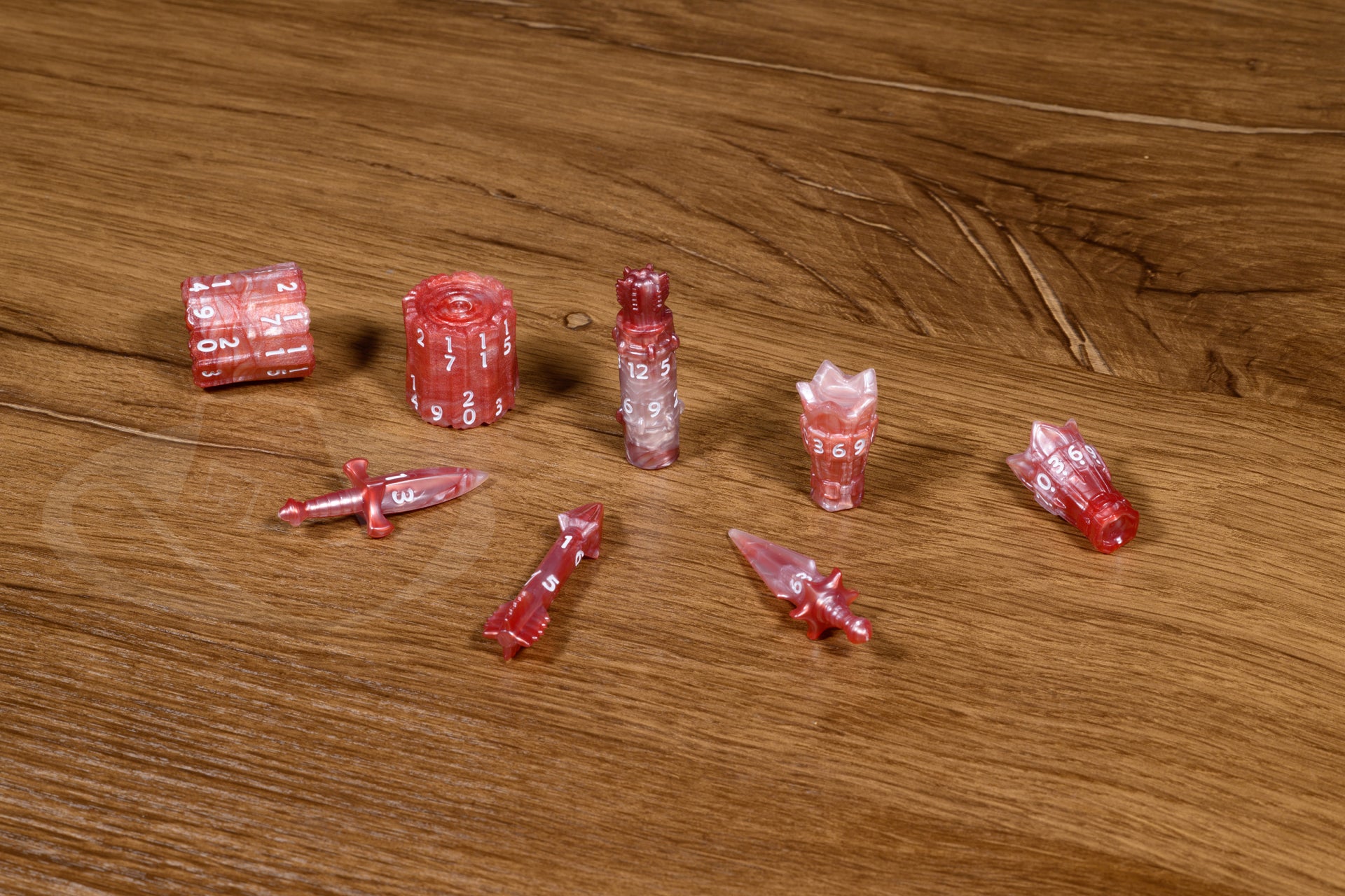 PolyHero Ranger 8 Dice Set - Scarlet Scout