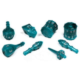 PolyHero Bard 8 Dice Set - Telltale Teal