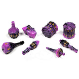 PolyHero Bard 8 Dice Set - Violet Lullaby