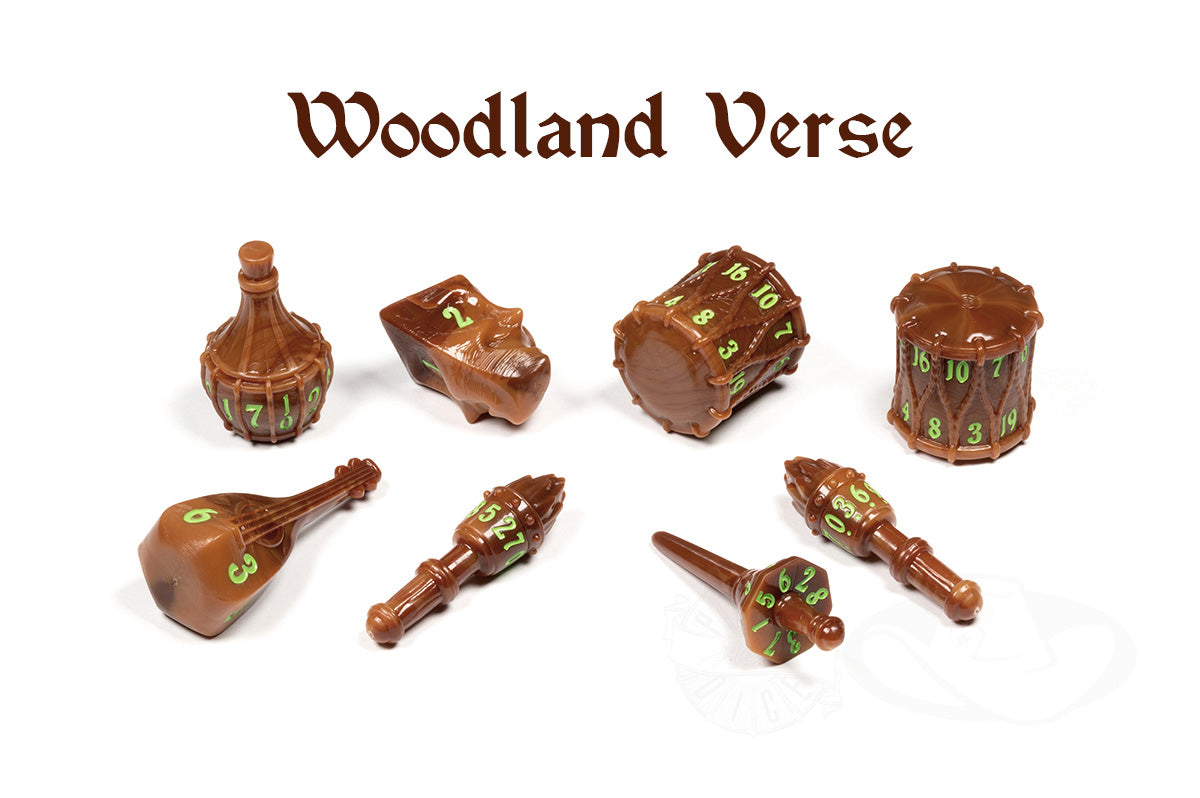 PolyHero Bard 8 Dice Set