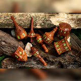 PolyHero Bard 8 Dice Set - Woodland Verse