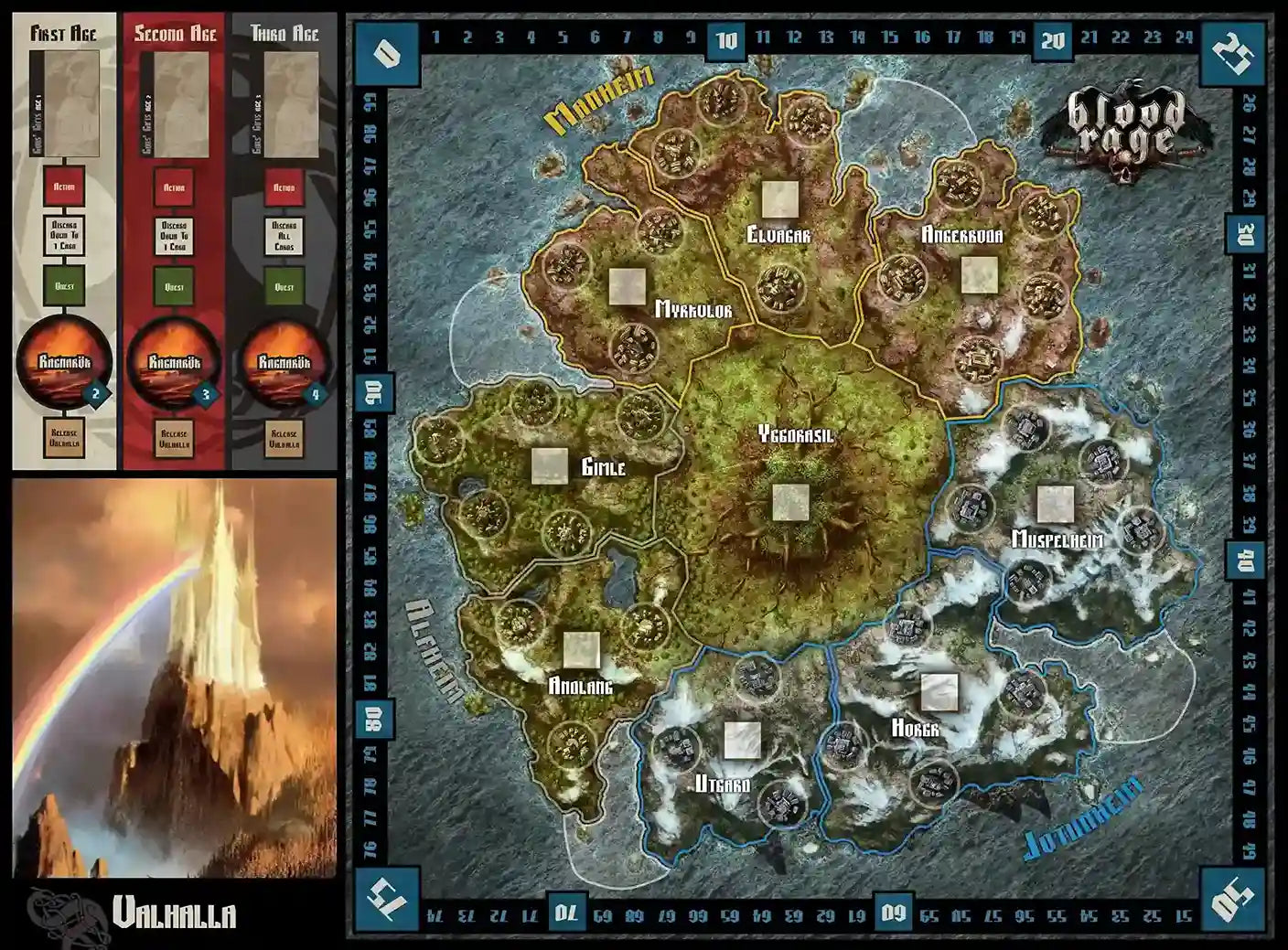 Blood Rage & Blood Rage: Valhalla Neoprene Mat