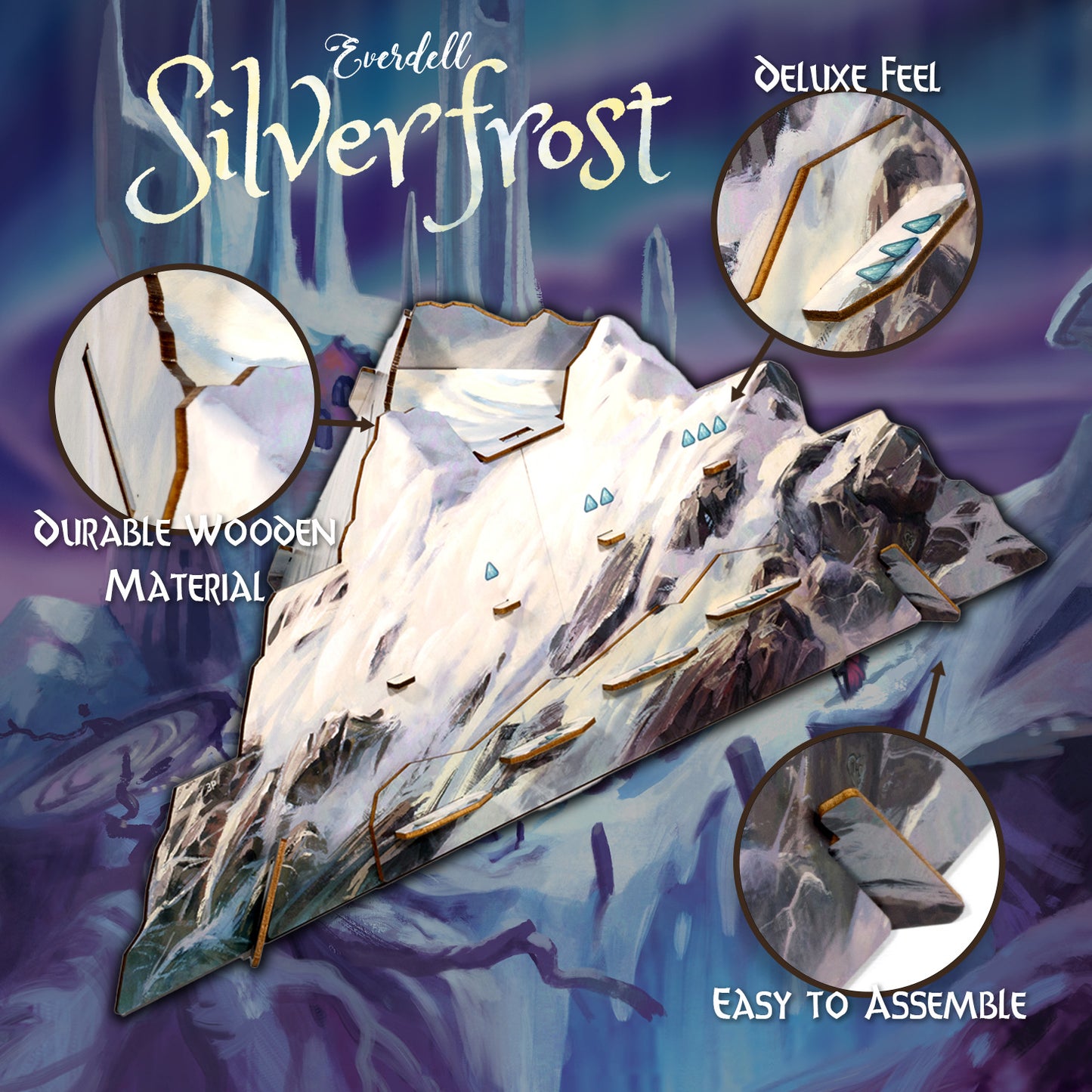 Everdell Silverfrost Wooden Mountain