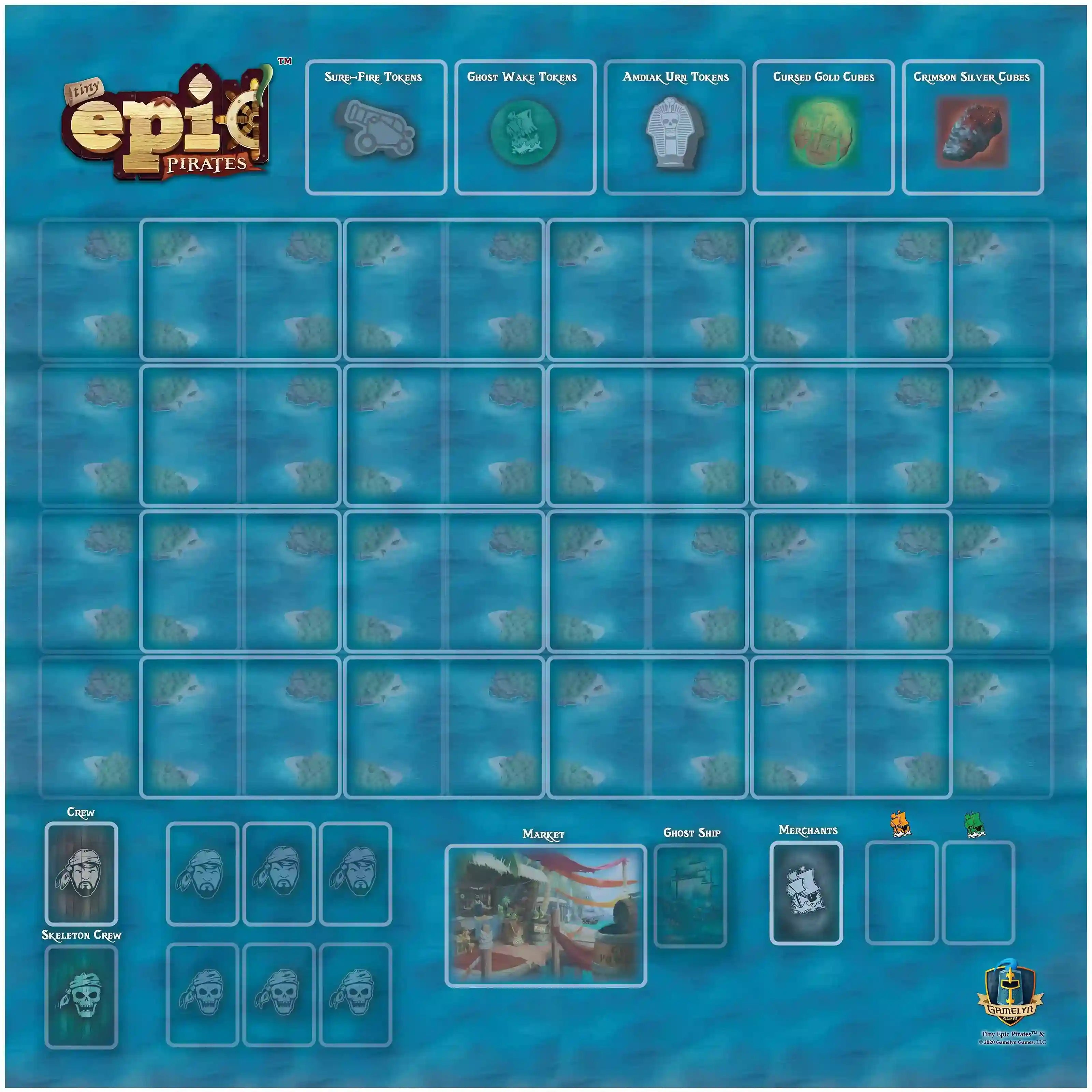 Tiny Epic Pirates: Game Mat