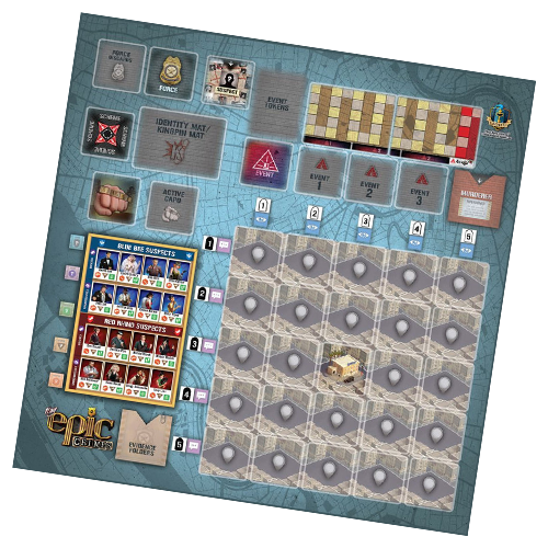 Tiny Epic Crimes: Game Mat