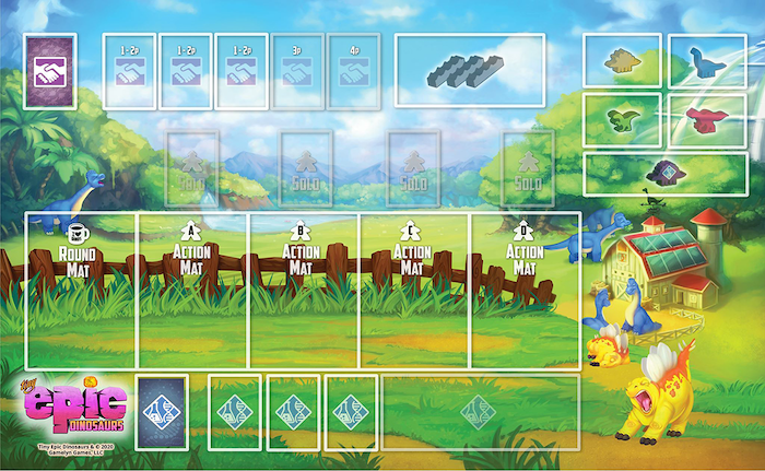 Tiny Epic Dinosaurs: Game Mat