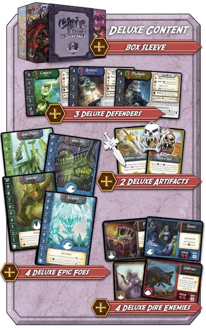 Tiny Epic Defenders: The Dark War: Deluxe Mini-Expansion
