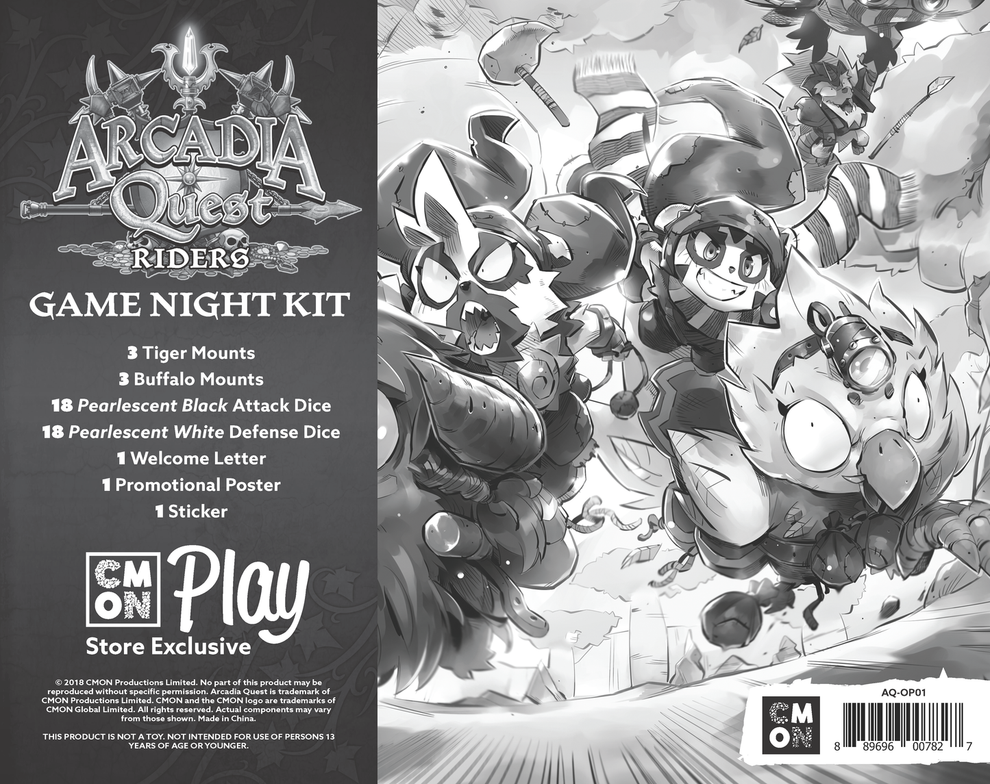 Arcadia Quest Riders Game Night Kit