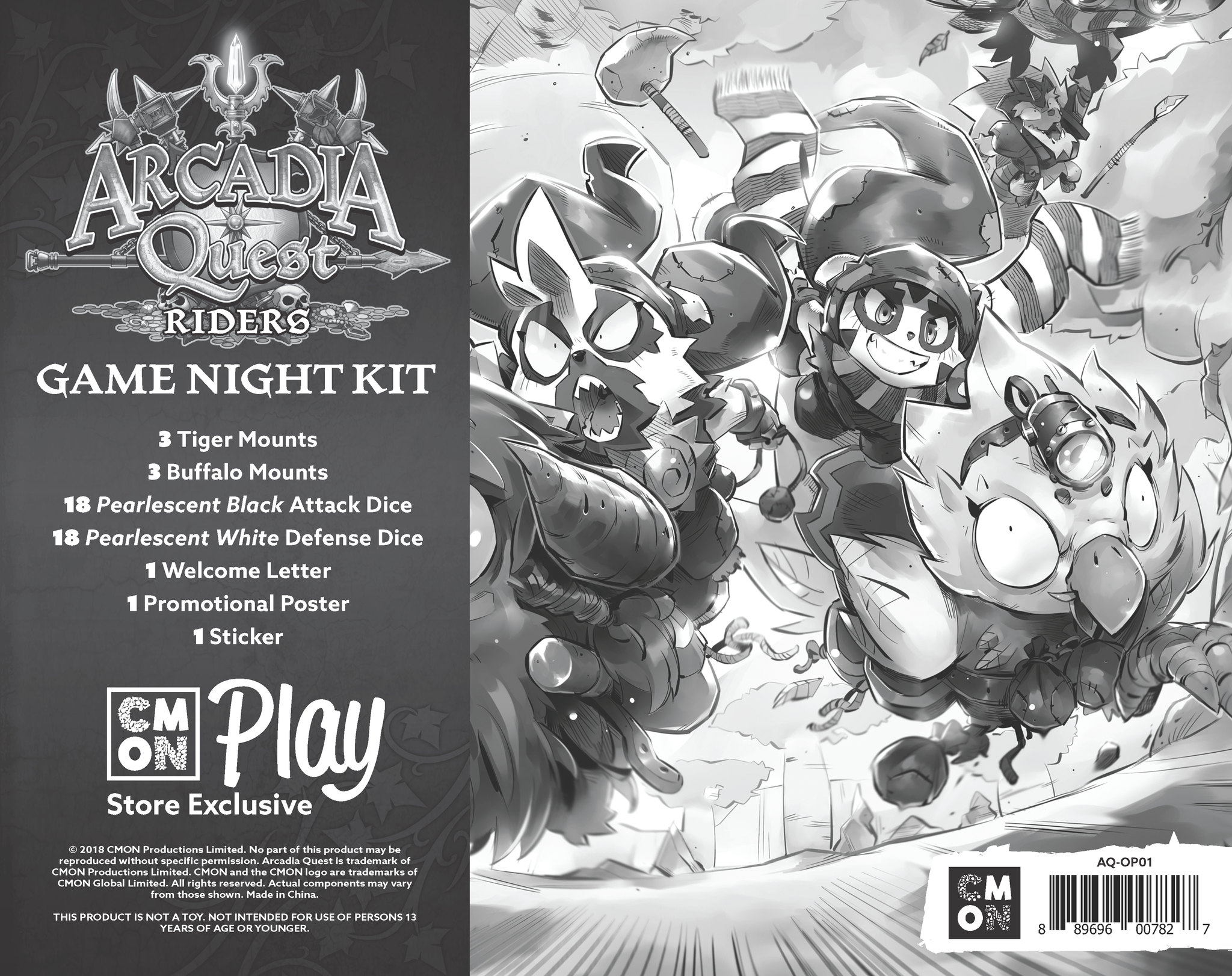 Arcadia Quest Riders Game Night Kit