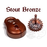 Products PolyHero Rogue d20 Lock and Pick roleplaying dice Set stout bronze