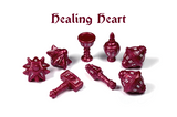 PolyHero Cleric 8 Dice Set - Healing Heart