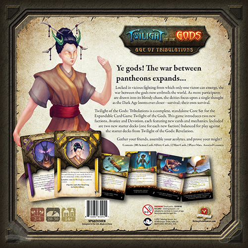 Twilight of the Gods Age of Tribulation card game